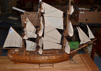 Lot 806 - A large model of a galleon