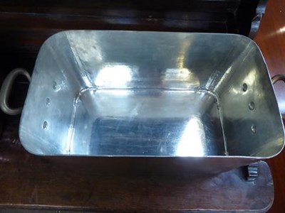 Lot 304 - Three French copper and stainless steel...