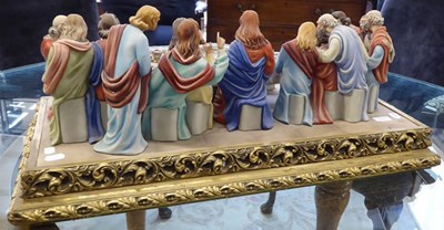 Lot 334 - A very large Capodimonte group, the Last...