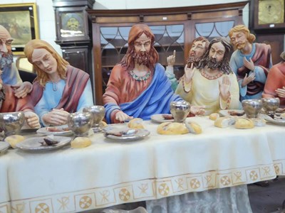 Lot 334 - A very large Capodimonte group, the Last...