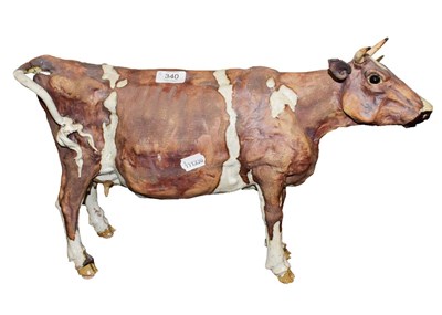 Lot 340 - Elaine Peto (b.1963) Bull, Cow and Calf studio...