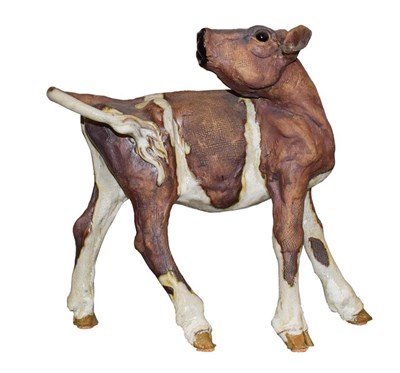 Lot 340 - Elaine Peto (b.1963) Bull, Cow and Calf studio...