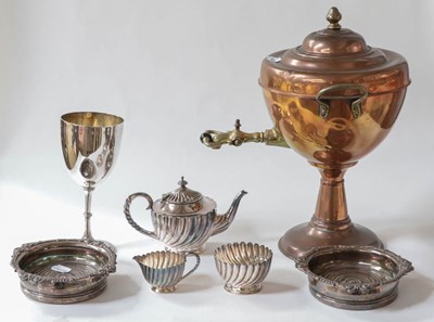 Lot 359 - A Victorian silver cup by Fenton Brothers,...