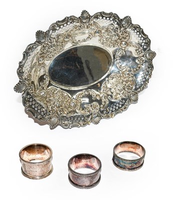 Lot 428 - An Edward VII silver bowl, by Hamilton and Co.,...