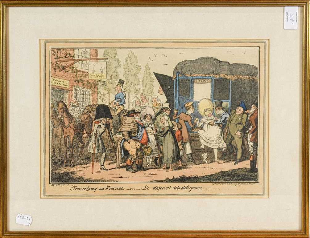 Lot 1122 - After James Gillray, George Cruikshank and...