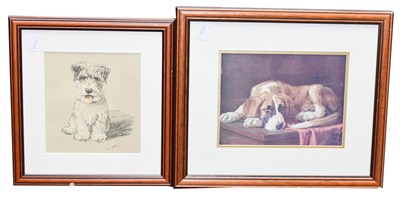 Lot 1148 - After Mac/Lucy Dawson, eight prints of dogs, a...