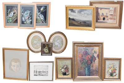 Lot 1151 - A collection of 19th and 20th century oils and...