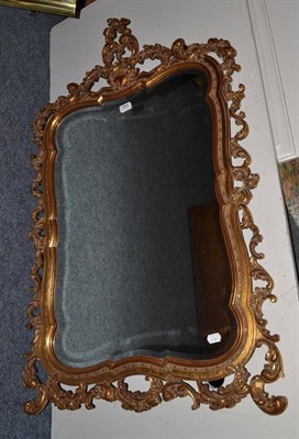 Lot 844 - Modern gilt framed wall mirror