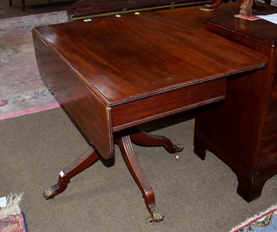 Lot 1282 - A 19th century mahogany Pembroke table, the...