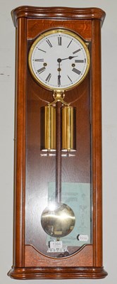 Lot 1394 - A Hermle chiming wall clock