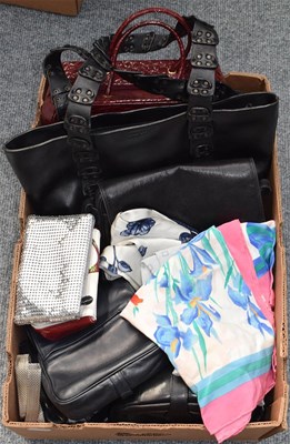 Lot 1082 - Two Enny leather handbags, Hidesign black...