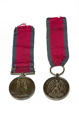 Lot 10 - A Military General Service Medal and Waterloo...