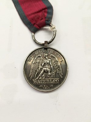 Lot 10 - A Military General Service Medal and Waterloo...