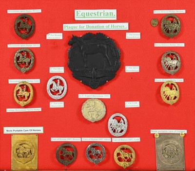 Lot 106 - A Collection of Sixteen German Equestrian...
