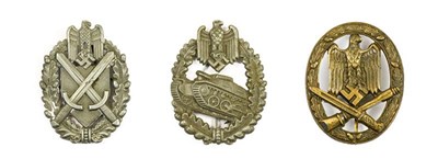 Lot 115 - A German Third Reich General Assault Badge, in...