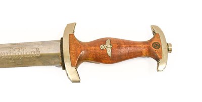 Lot 127 - A German Third Reich NSKK Dagger, the 22cm...