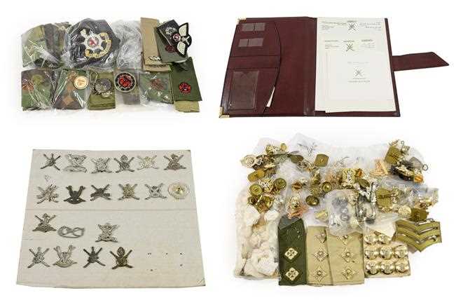 Lot 16 - A Collection of Omani and British Militaria,...