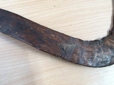Lot 170 - A 19th Century Return Boomerang, with age...