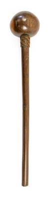 Lot 174 - A 19th Century Zulu Knobkerry, with large...
