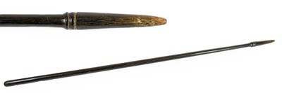 Lot 184 - A Massim Dark Hardwood Fighting Stick,...