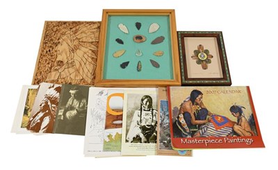 Lot 202 - A Collection of North American Indian Souvenir...