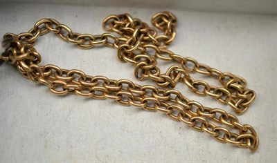 Lot 372A - A 15ct gold chain