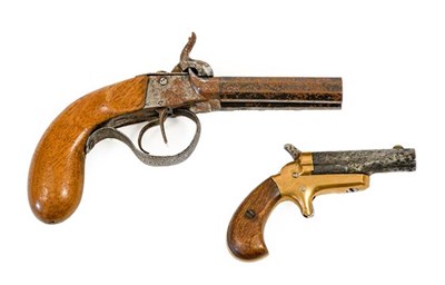 Lot 252 - A Colt Third Model Deringer, .41 calibre rim...