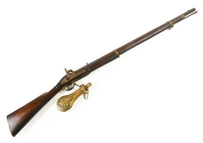 Lot 266 - A 19th Century Percussion Musket, the 83cm...