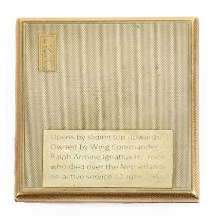 Lot 32 - A George VI Silver Cigarette Case by Asprey &...