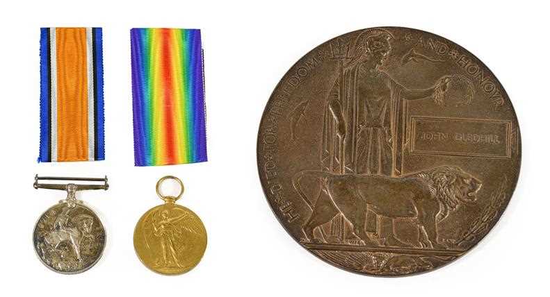 Lot 5 - A First World War Casualty Group, awarded to...