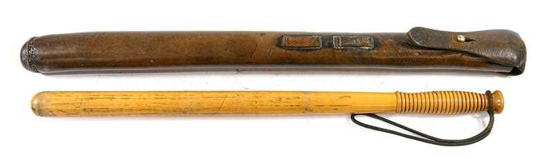 Lot 58 - An Early 20th Century Mounted Police Baton, of...