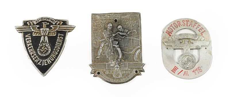 Lot 92 - A German Third Reich NSKK Arm Badge, in...