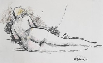 Lot 1134 - Peter Collins ARCA (b.1923) Seated Nude Signed...