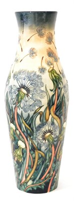 Lot 23 - A Modern Moorcroft Destiny Pattern Vase, designed by Rachel Bishop, on a cream wash ground,...