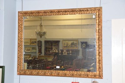 Lot 1242 - A 20th century giltwood mirror, 108cm by 83cm