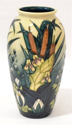 Lot 32 - A Modern Moorcroft Lamia Pattern 393/10 Vase, designed by Rachel Bishop, impressed factory...