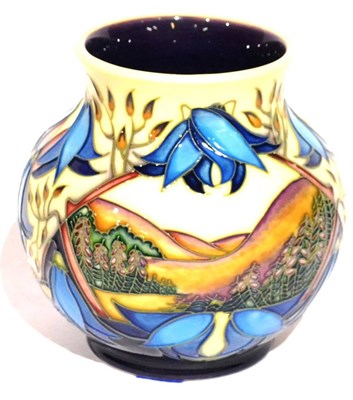 Lot 38 - A Modern Moorcroft Wuthering Heights Pattern Vase, designed by Philip Gibson, impressed factory...