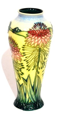 Lot 51 - A Modern Moorcroft Cleome Pattern 122/8 Vase, designed by Sian Leeper, impressed and painted...