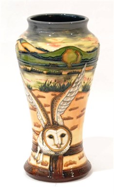 Lot 53 - A Modern Moorcroft Elegy Pattern Vase, designed by Angela Davenport, commissioned by B&W...