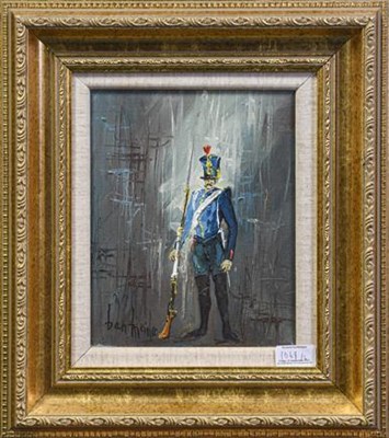 Lot 1068 - Ben Maile (b.1922) ''Soldier'' Indistinctly...