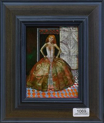 Lot 1069 - Peter Layzell (b.1962) ''Woman in a Silk Dress'...