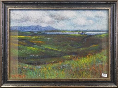 Lot 1078 - John Mackie (b.1955) Loch side landscape...