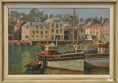Lot 1090 - Nancy Bailey (1913-2012) ''Mevagissey'' Signed,...
