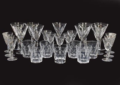 Lot 101 - Twenty-seven Waterford drinking glasses in the...
