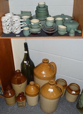 Lot 109 - A good collection of stoneware flagons...