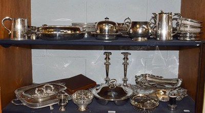 Lot 121 - A large quantity of mixed silver plate,...