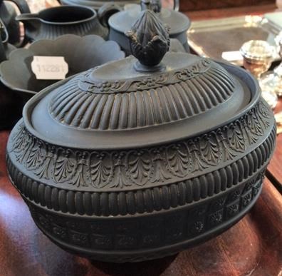 Lot 15 - A collection of 19th century Black Basalt ware...