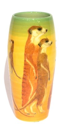 Lot 72 - A Sally Tuffin for Dennis China Works Illyria Out of Africa Pattern Vase, decorated with...