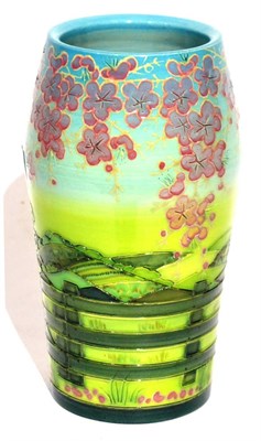 Lot 75 - A Sally Tuffin for Dennis China Works The Seasons Holden Wood (Summer) Pattern Vase, stamped Dennis