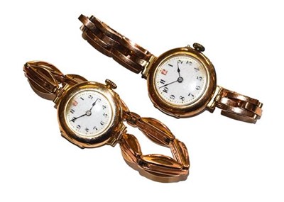 Lot 219 - Two ladies wristwatches, circa 1925 and...